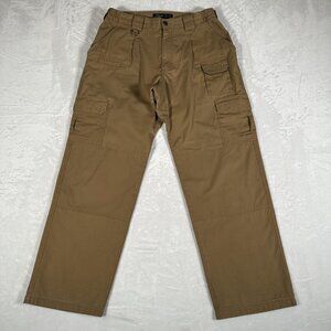 5.11 Tactical Men Cargo Pants with Pockets Outdoors Hiking Tan Size W 32 x L 43